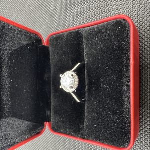 天然ダイヤモンド1.01ct Au750（つららのなみだ）