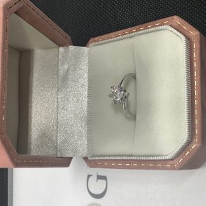 指輪ダイヤ ダイヤモンド 選び方 天然ダイヤモンド1.01ct GIA鑑定書 AU750指輪