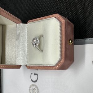 指輪ダイヤ ダイヤ リング 人気 天然ダイヤモンド1.01ct GIA鑑定書 AU750指輪