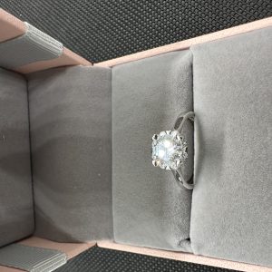 指輪ダイヤ 1 カラット 天然ダイヤモンド1.01ct GIA証明書 AU750指輪