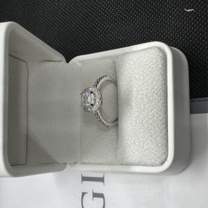 指輪ダイヤ ダイヤモンド 鑑定書 天然ダイヤモンド1.01ct GIA鑑定書 AU750指輪