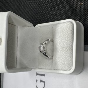 指輪ダイヤ ダイヤモンド 1 カラット 天然ダイヤモンド1.01ct GIA鑑定書 AU750指輪