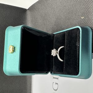 指輪ダイヤ ダイヤモンド 天然ダイヤモンド1.01ct GIA鑑定書 AU750指輪